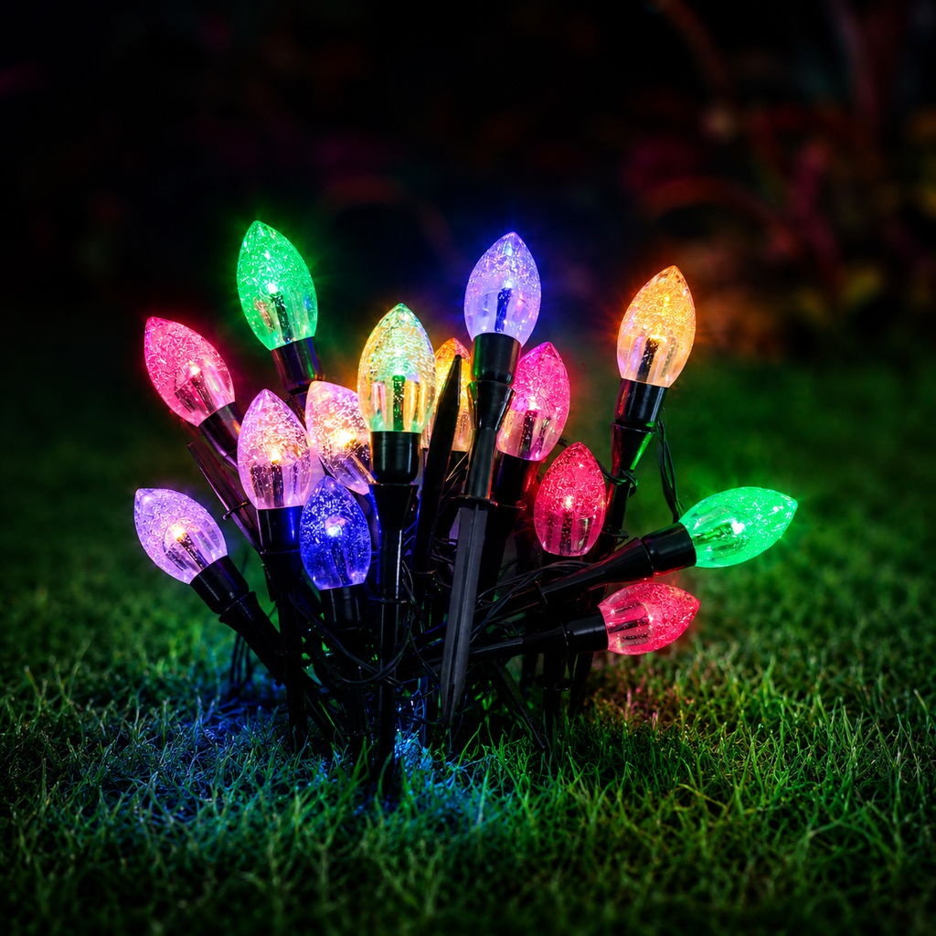 Luces LED solares de colores 3.5 mts