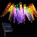 Luces LED solares 5 metros de colores carambanos