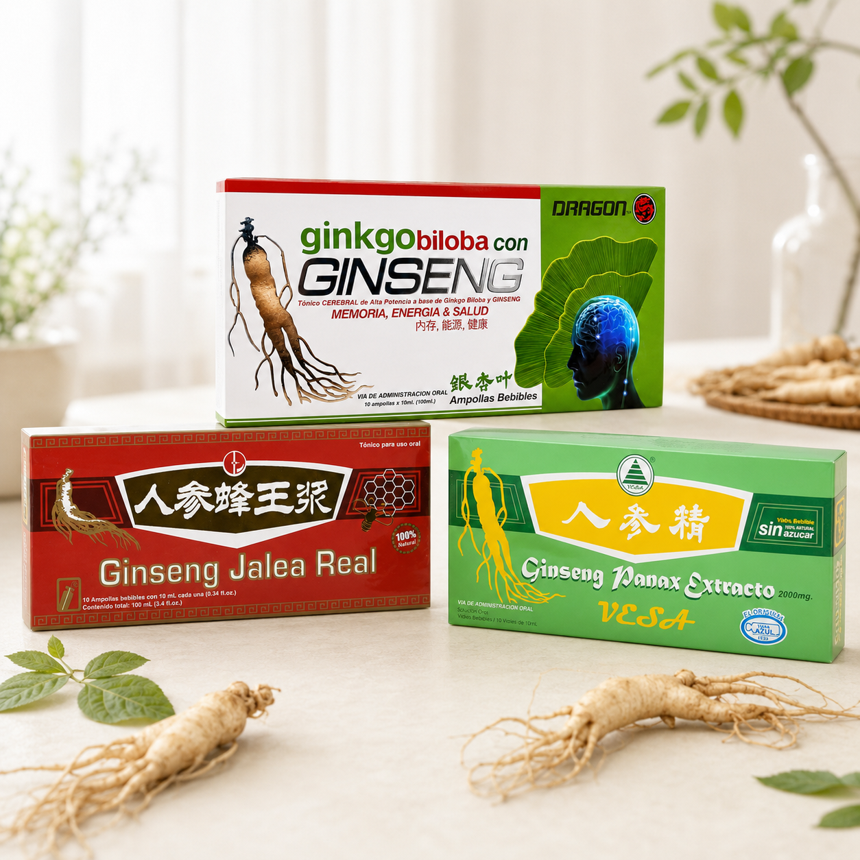 Ampollas orales x10 ginseng