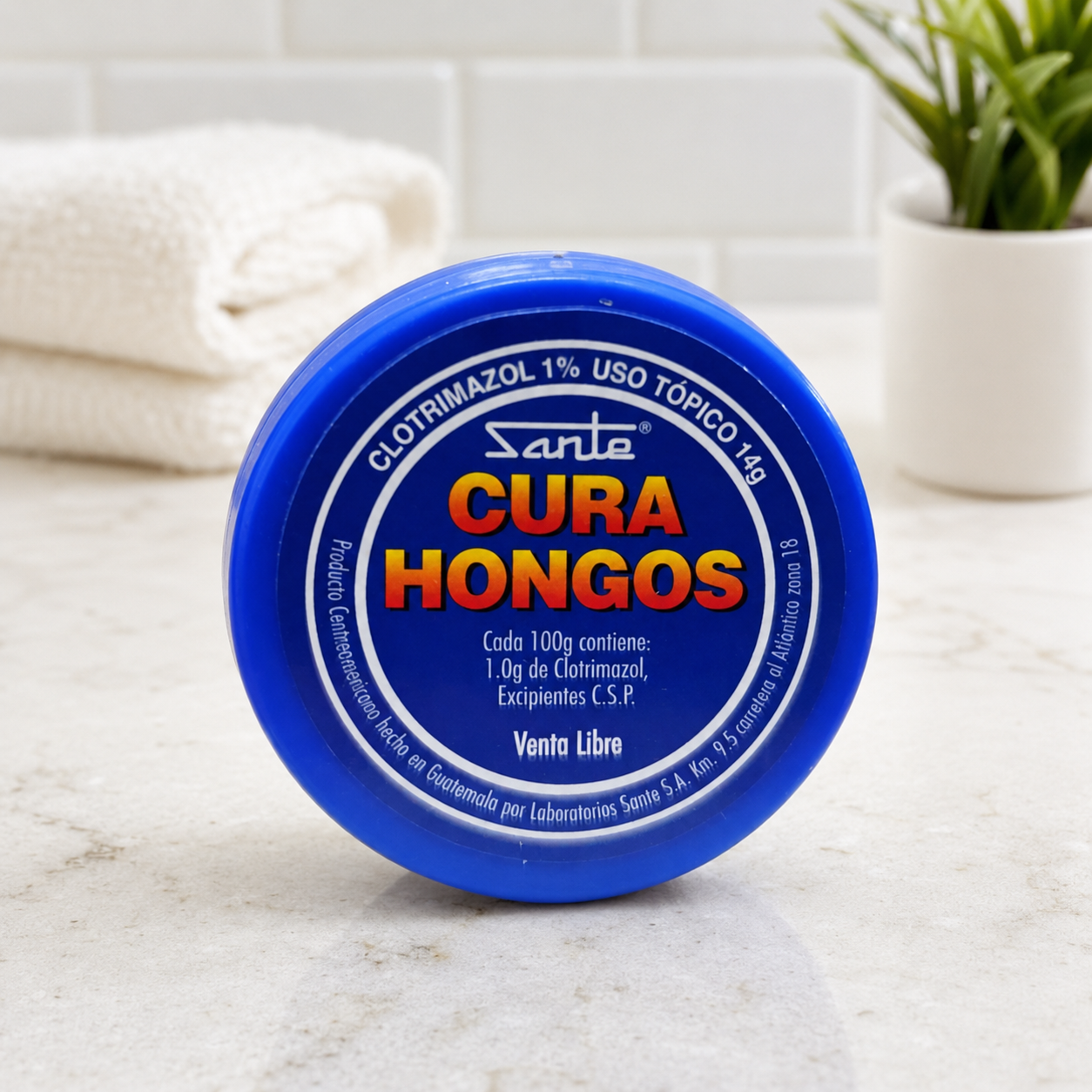 Pomada cura hongos clotrimazol