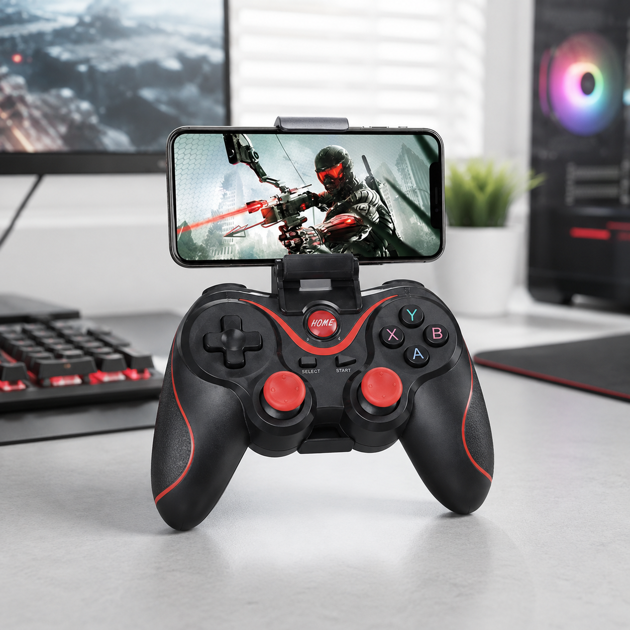 Control Bluetooth + adaptador
