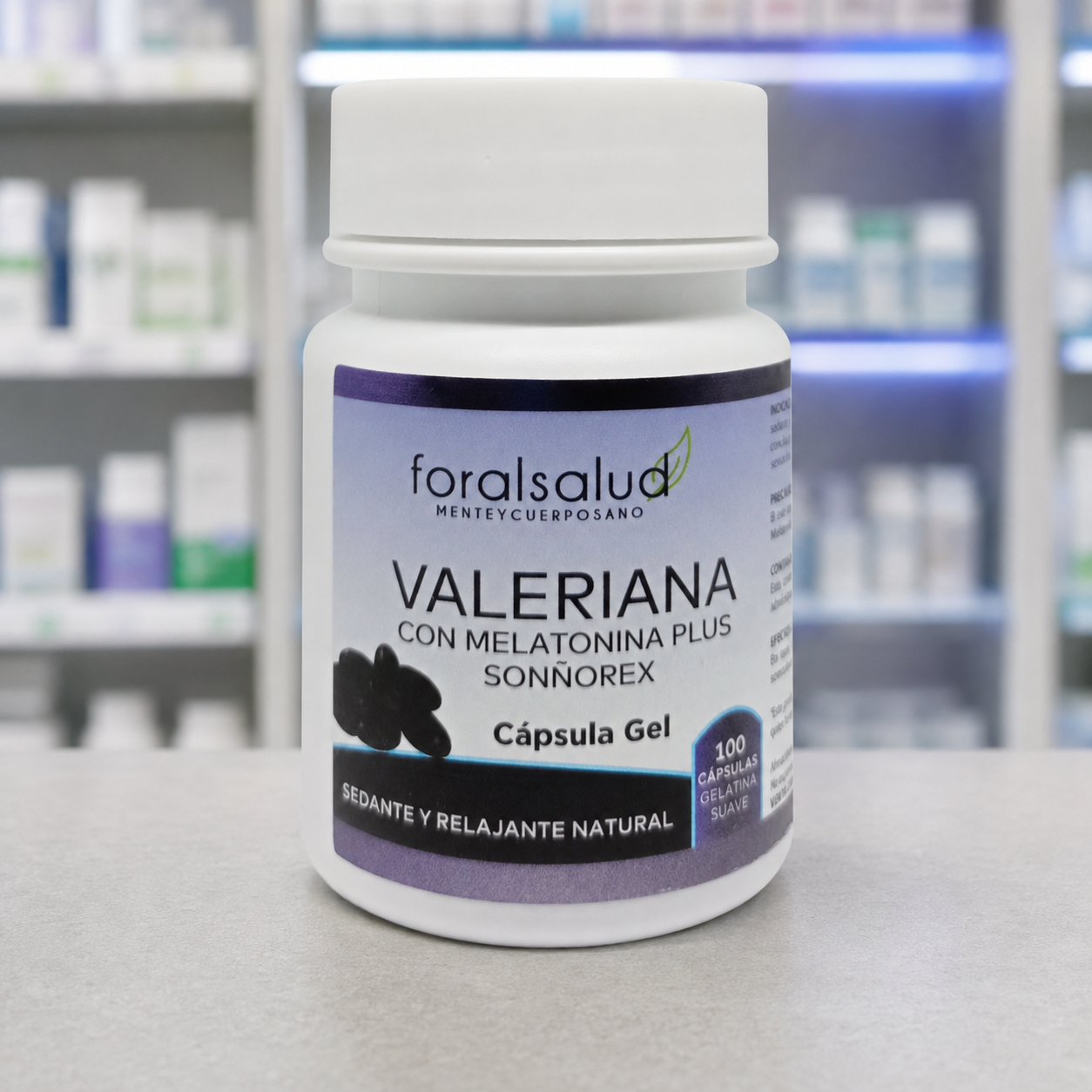 Valeriana con melatonina 100 gel