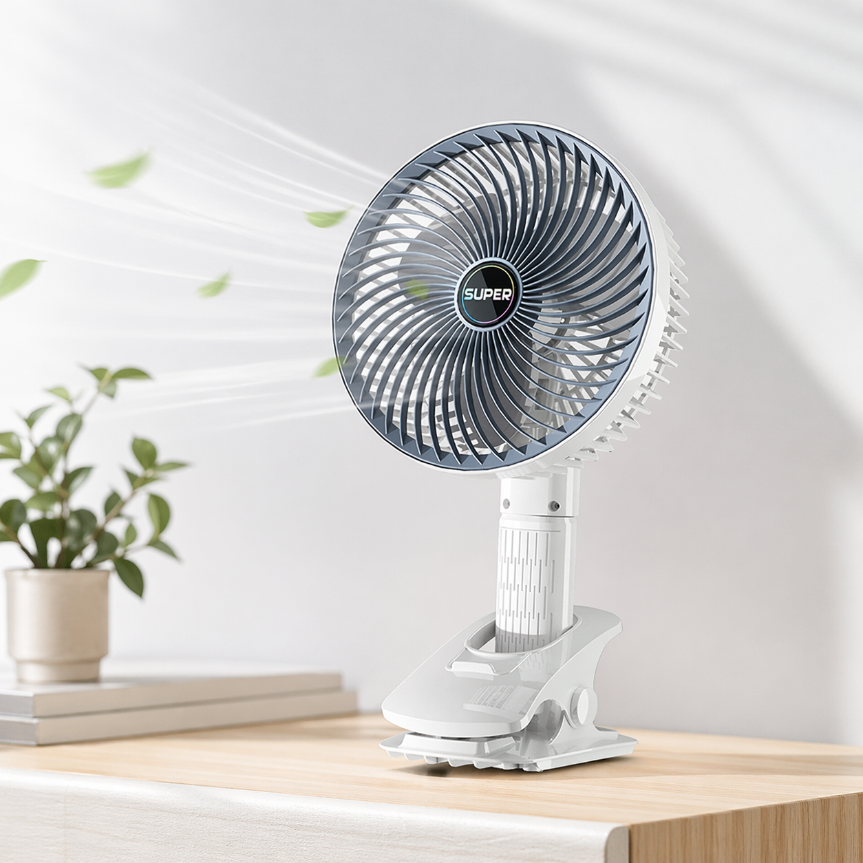 Ventilador recargable de 6 pulgadas