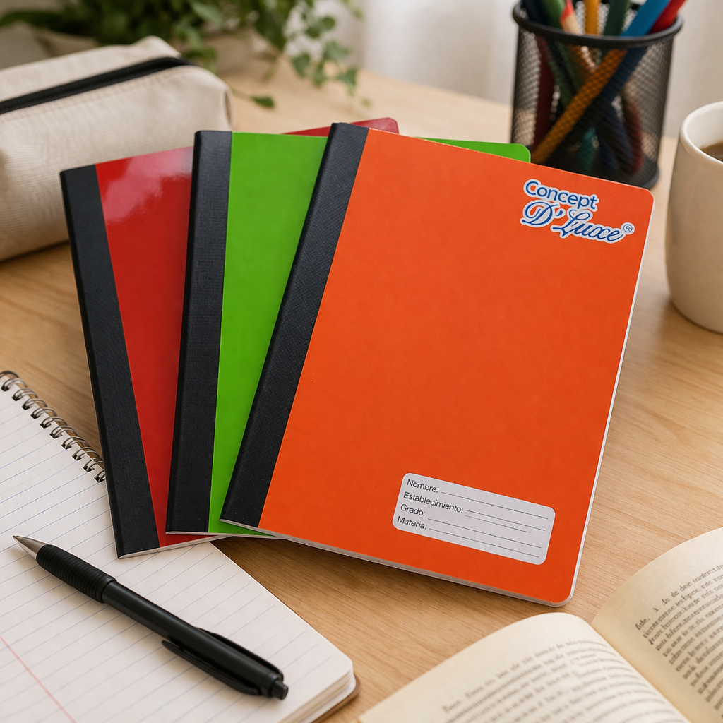 Cuaderno cosido grande