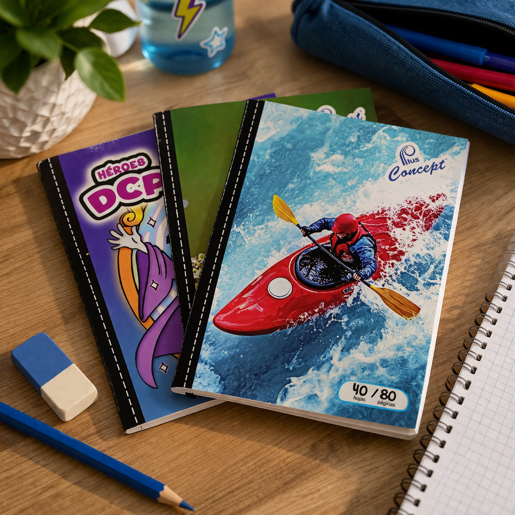 Cuaderno engrapado 40 hojas