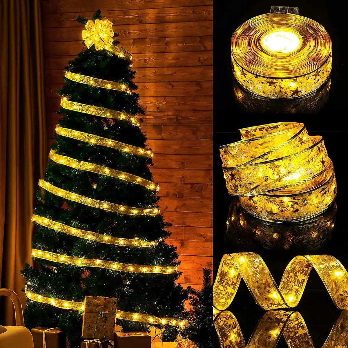 Cinta decorativa LED 5 metros amarillas