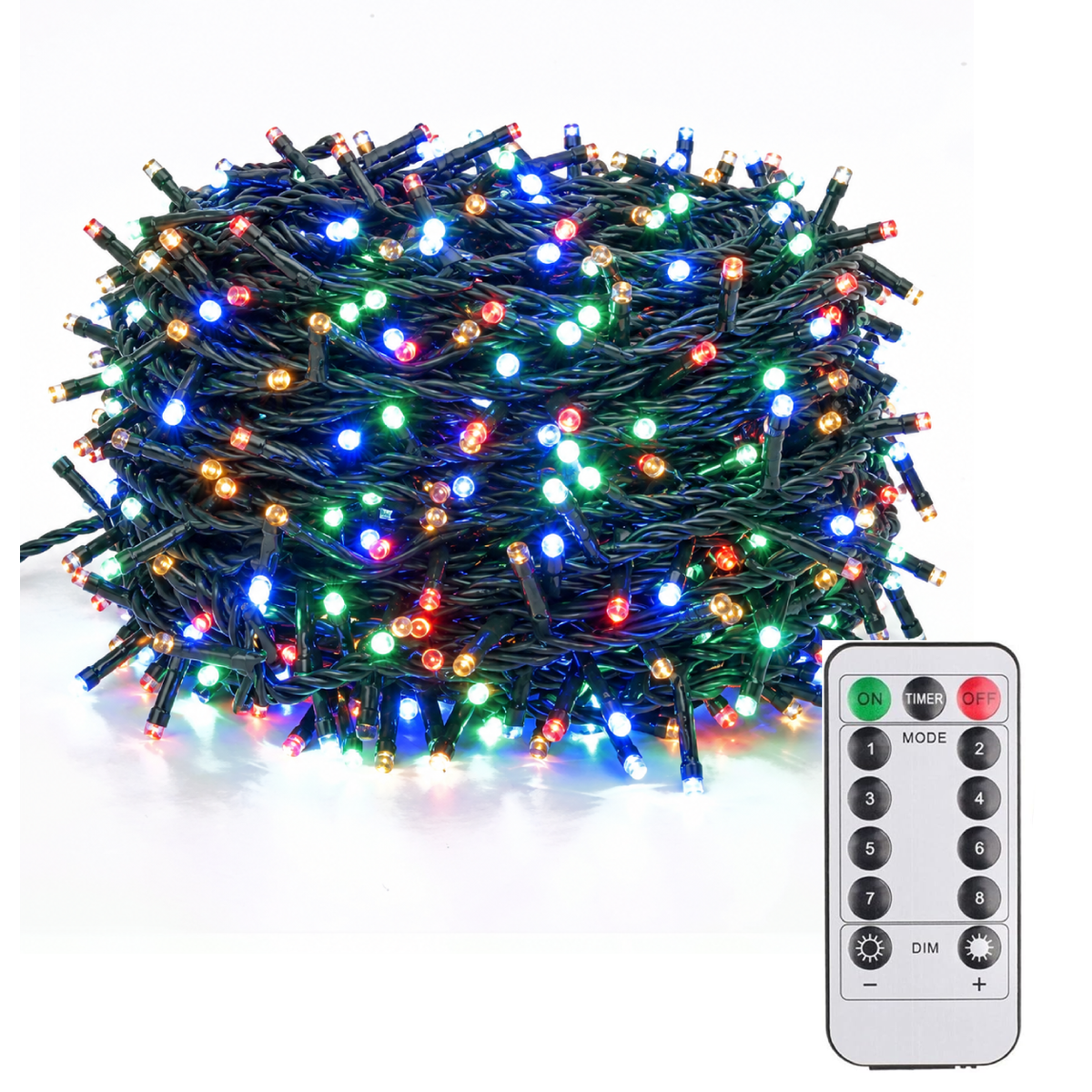Luces LED 100 metros de colores