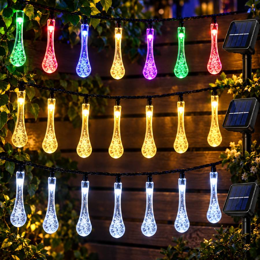 Luces LED solares 6 metros