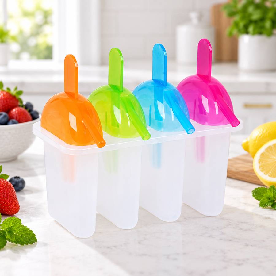 Moldes para paletas 4 unidades