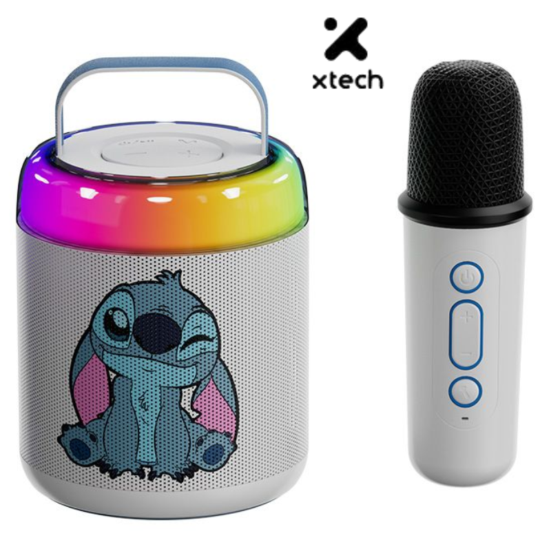 Bocina bluetooth 5W LED + Microfono para karaoke