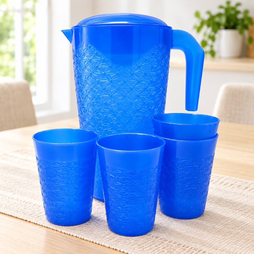 Pichel de 1.5litros con 4 vasos