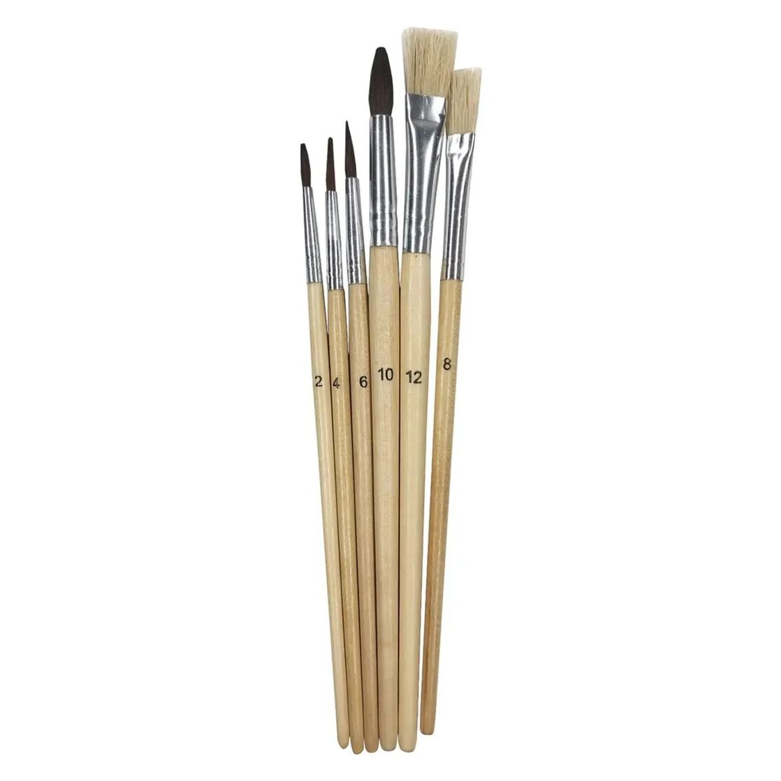 Set de 6 pinceles
