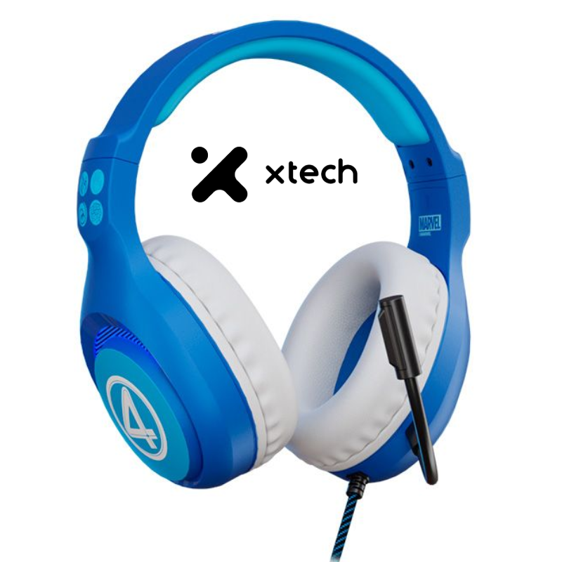 Audifonos gaming con luz LED 4 fantasticos