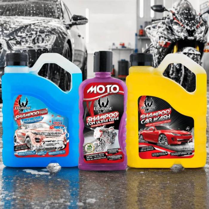 Shampoo para carro y moto