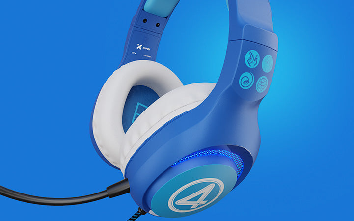 Audifonos gaming con luz LED 4 fantasticos