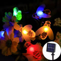 Luces LED  solares colores 6 metros de abejitas