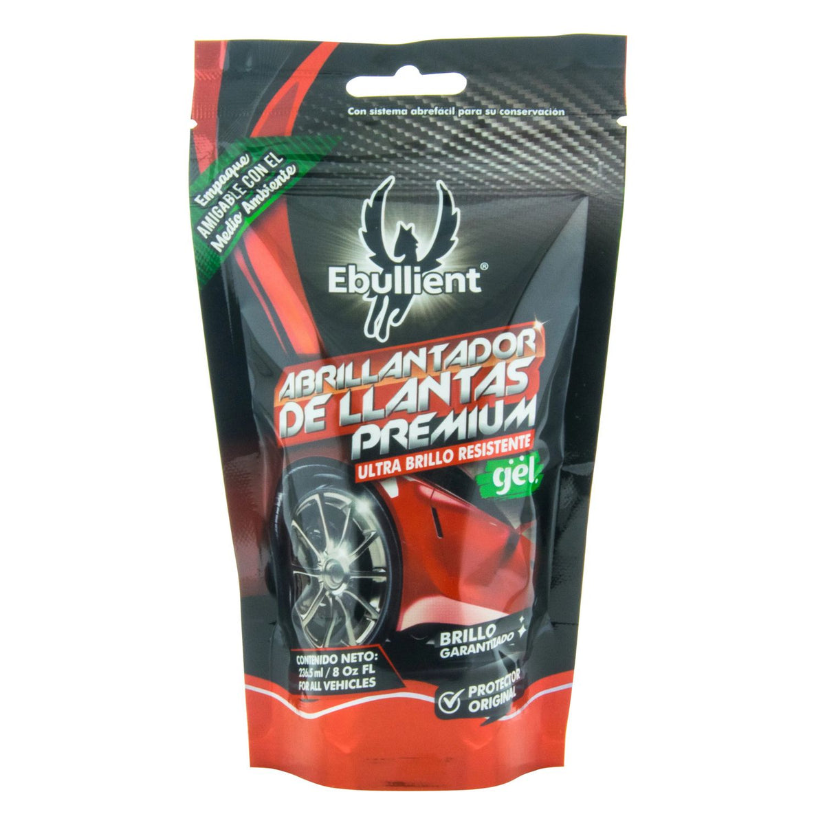 Abrillantador de llantas premium 8 oz - anacate