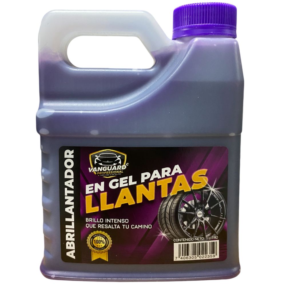 Abrillantador en gel para llantas 1 litro - anacate