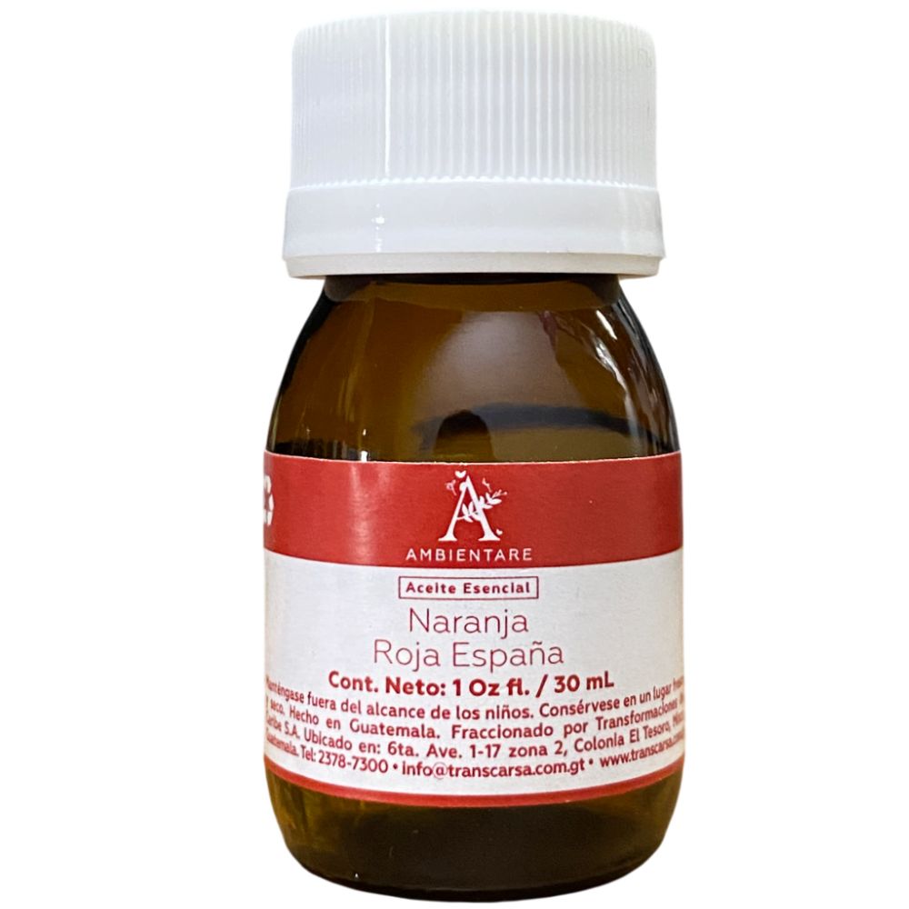 Aceite esencial naranja roja 1oz - anacate