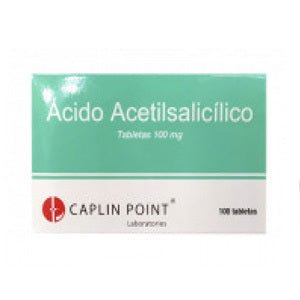 Acido acetilsalicilico 100mg 100 tabletas - anacate