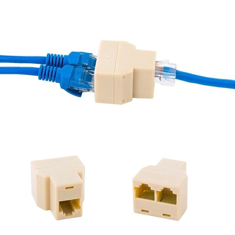 Adaptador de red RJ45 de 1 a 2 - anacate
