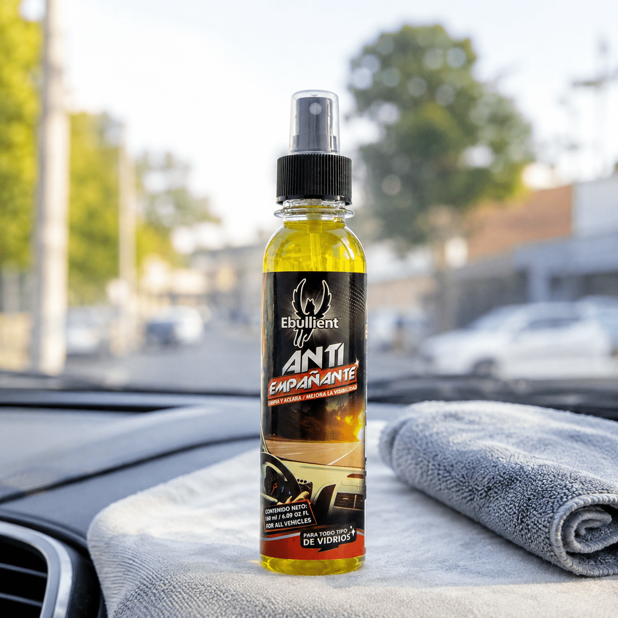 Antiempañante de vidrios 180ml - anacate