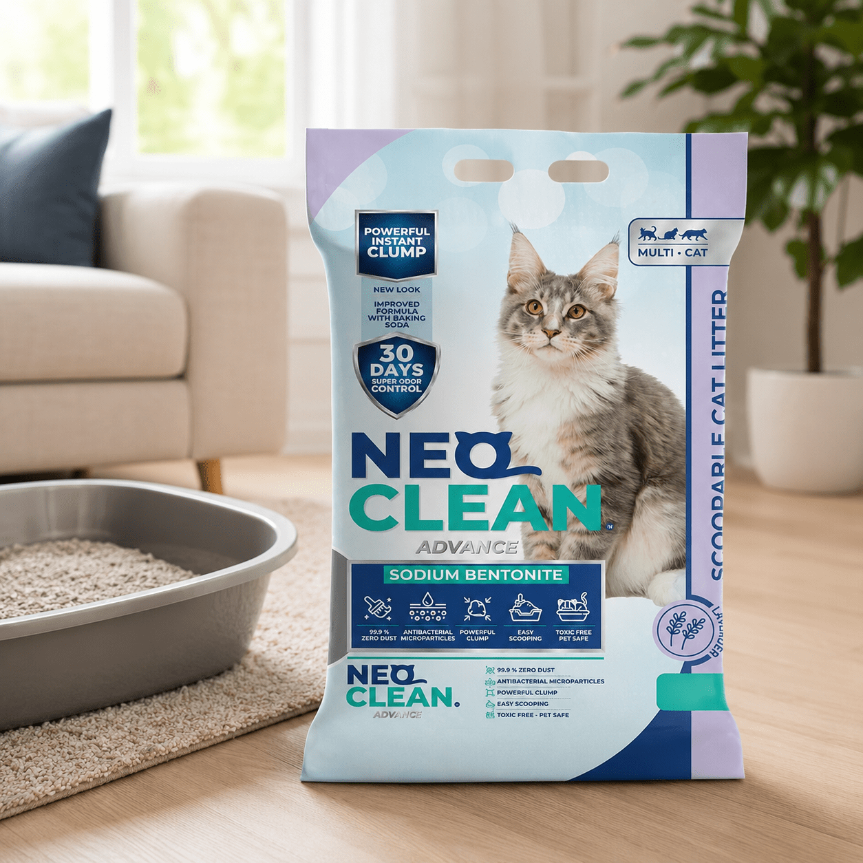 Arena aglutinante para gato 9.13 libras - anacate