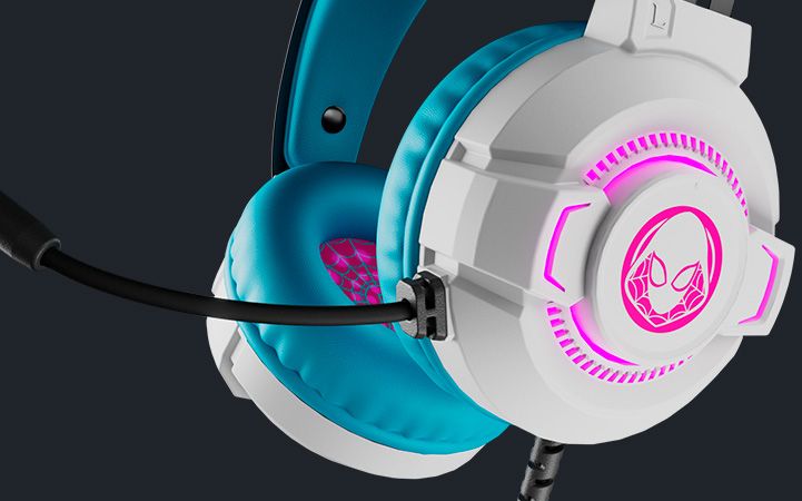 Audifonos gaming con luz LED spider ghost - anacate