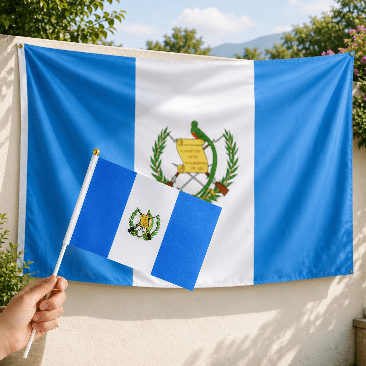 Bandera de tela - anacate