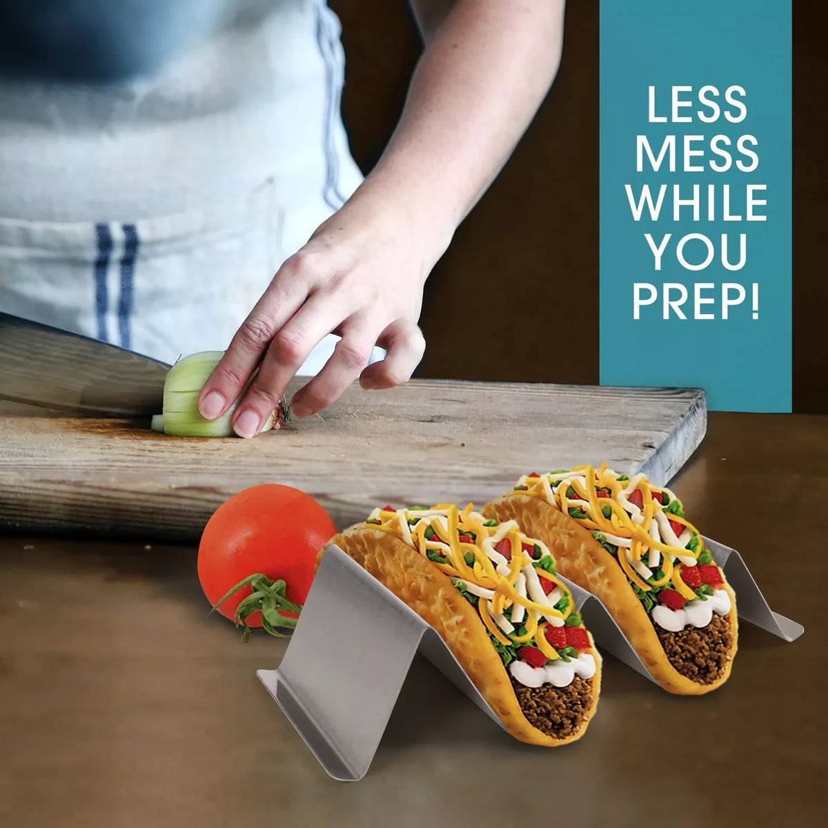 Base de metal para 3 tacos - anacate