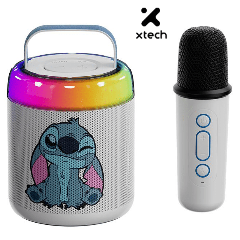 Bocina bluetooth 5W LED + Microfono para karaoke - anacate