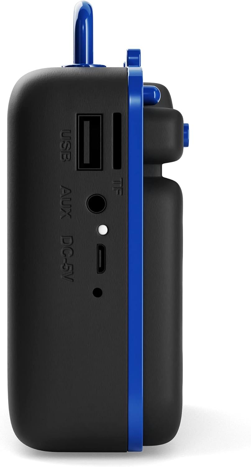 Bocina bluetooth retro con antena FM - anacate