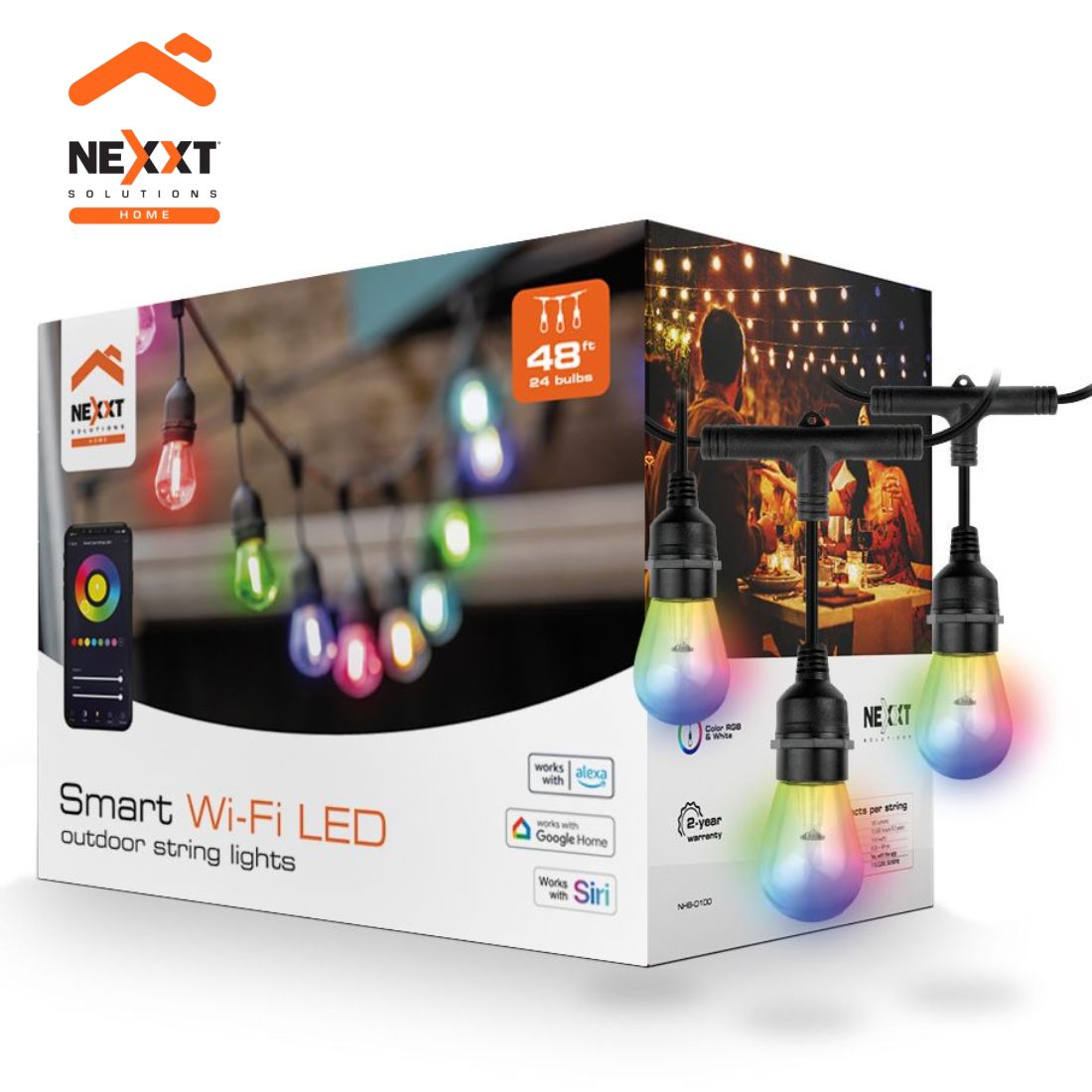Bombillas LED SMART WIFI 24 luces 14.5 mts - anacate