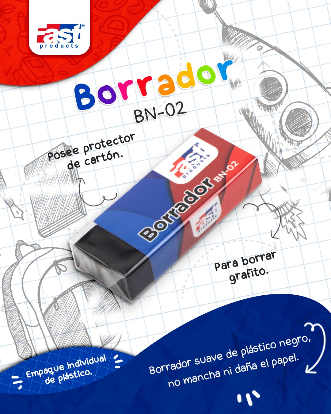 Borrador de doble proposito - anacate