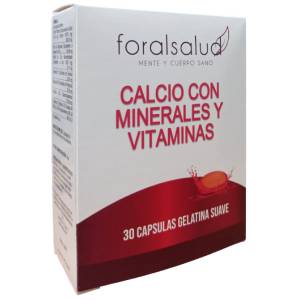 Calcio + Vitaminas 30 capsulas gel - anacate