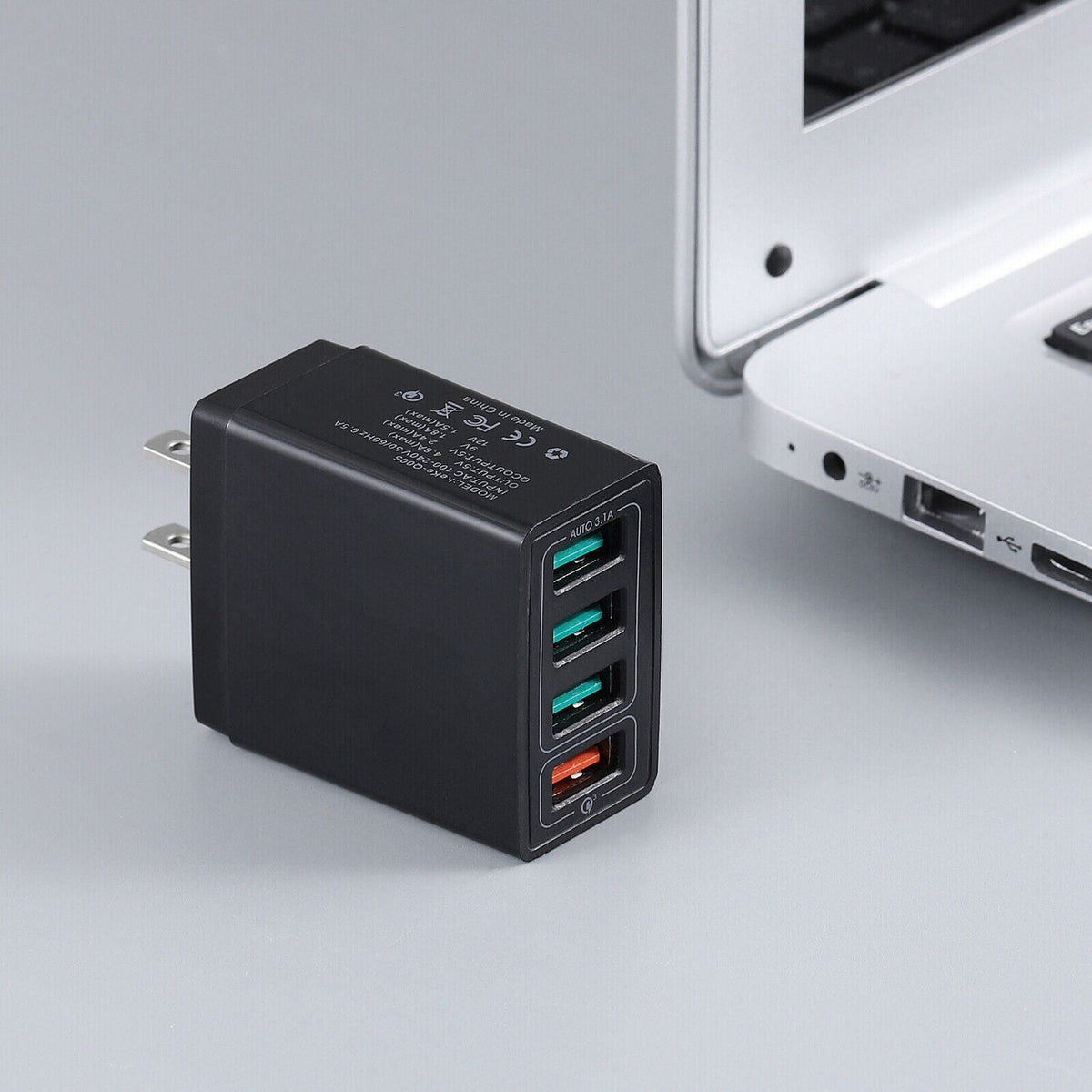 Cargador USB carga rapida 4 puertos - anacate