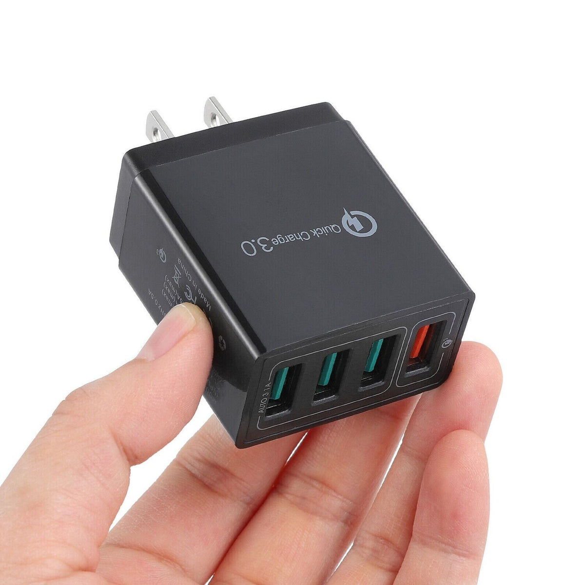 Cargador USB carga rapida 4 puertos - anacate