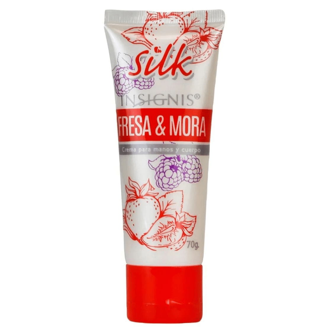 Crema de manos fresa y mora 70g - anacate