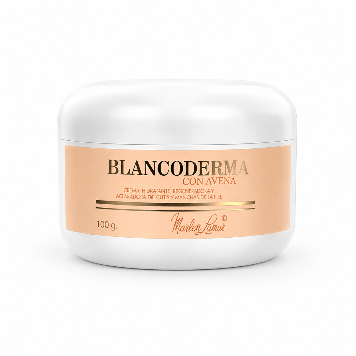 Crema facial aclaradora avena 75g - anacate