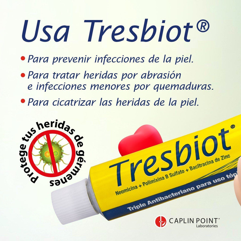 Crema para heridas antibacteriana triple - anacate