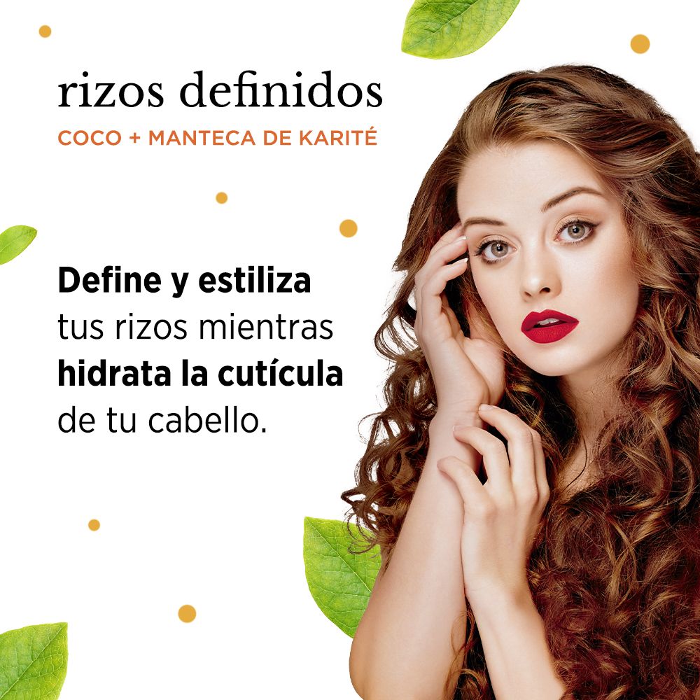 Crema para peinar rizos coco 266ml - anacate