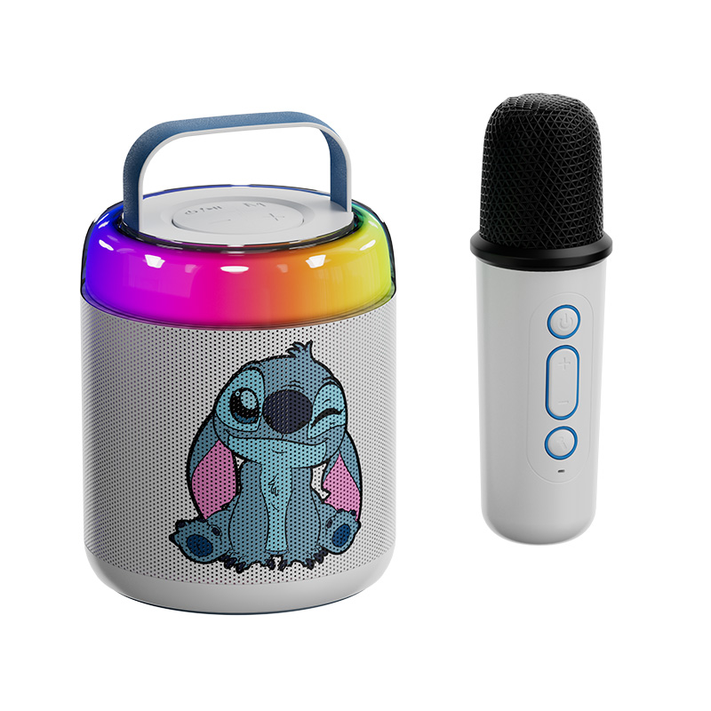 Bocina bluetooth 5W LED + Microfono para karaoke