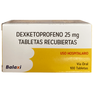 Dexketoprofeno 25mg 100 tabletas - anacate