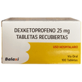 Dexketoprofeno 25mg 100 tabletas - anacate