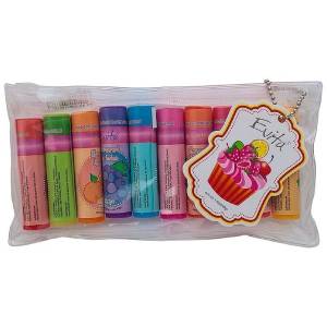 Estuche con 10 protectores labiales - anacate