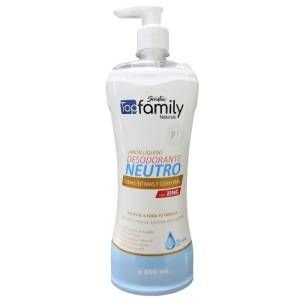 Jabon neutro para zonas intimas con zinc 800ml - anacate