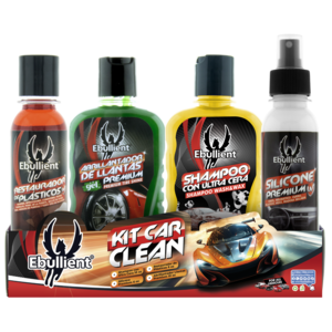 KIT para limieza de carro 4 piezas - anacate