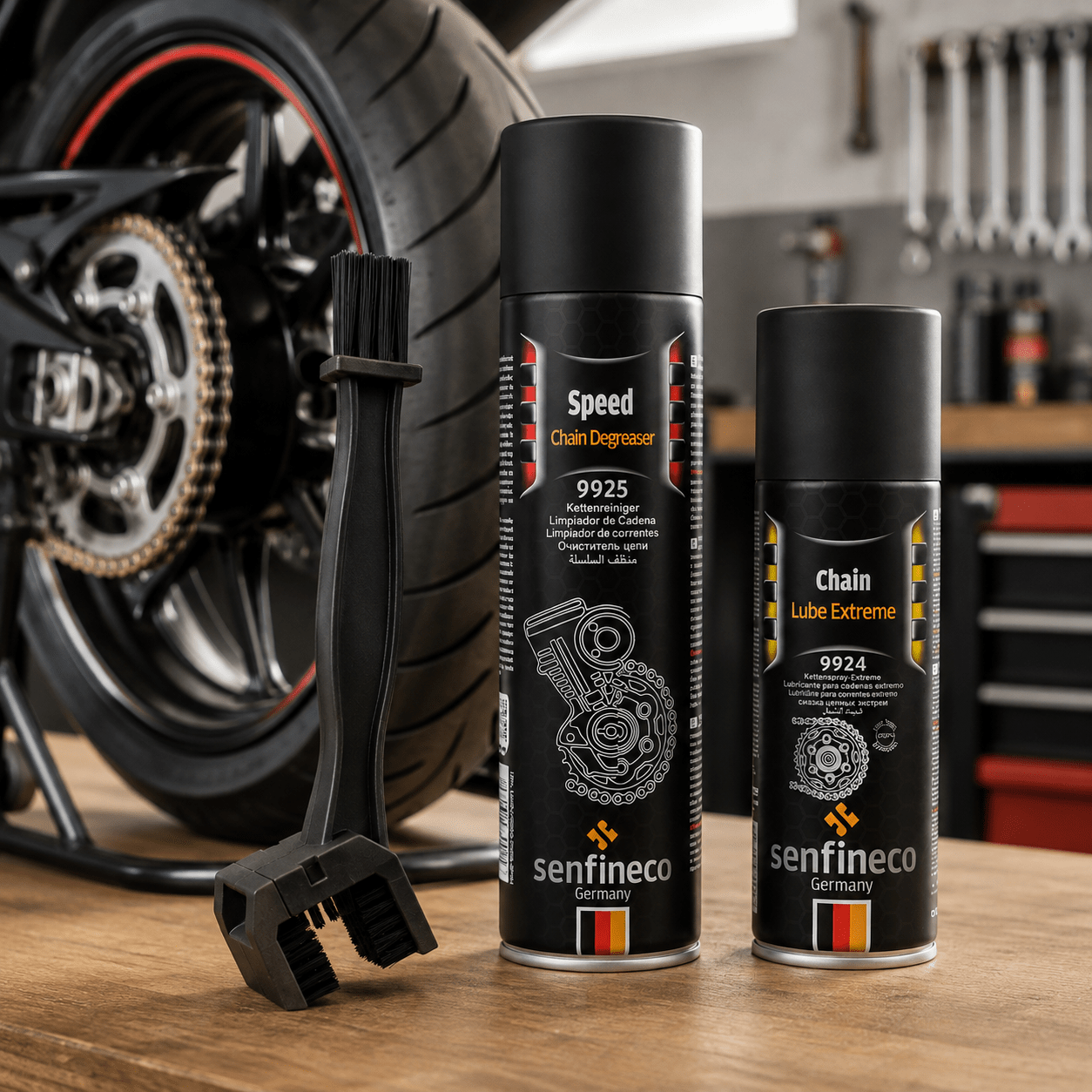 Kit para mantenimiento basico de moto x3 - anacate