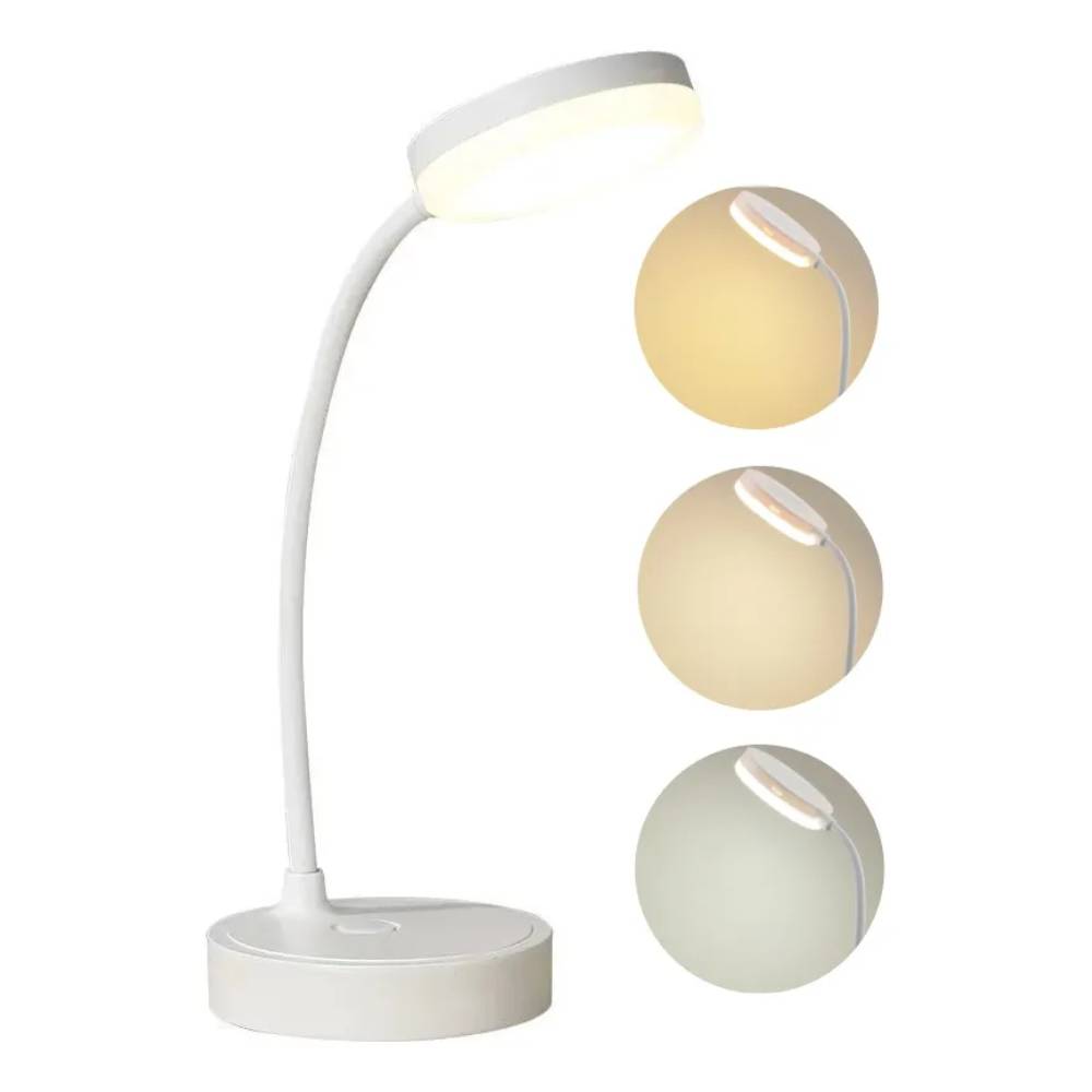 Lampara LED de escritorio con cuello flexible - anacate