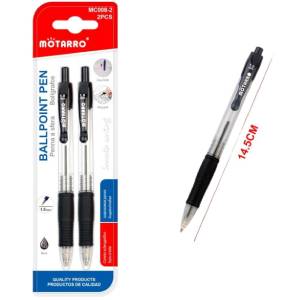 Lapiceros de 1mm negros 2 piezas - anacate